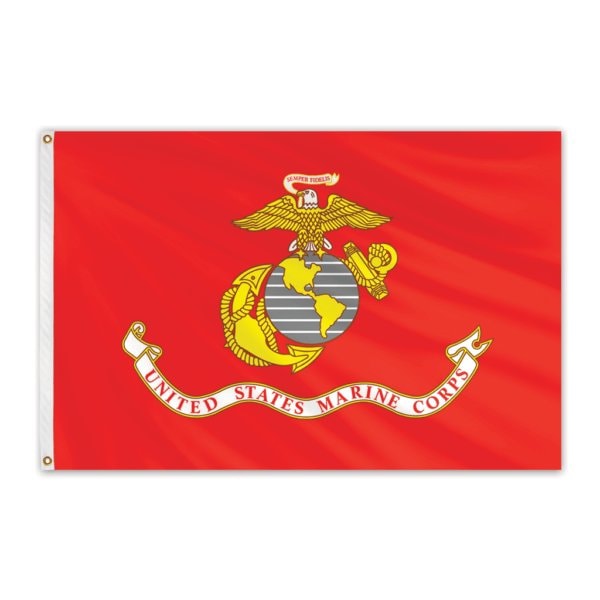 Marine Corps Outdoor Nylon Flag 5'x8'